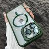 Luxury Magnetic Shockproof Phone Case For iPhone 16 15 14 13 12 11 17 Pro Max For Magsafe Funda Stand Glass Lens Protector Cover