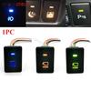 1PC Key Switch LED Light View Switch Button With Cable For Toyota Camry Prius Corolla PRADO RAV4 Accessories