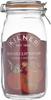 Bocaux de conservation kilner - 0025.494 - cliptop bocal rond en verre 3 l