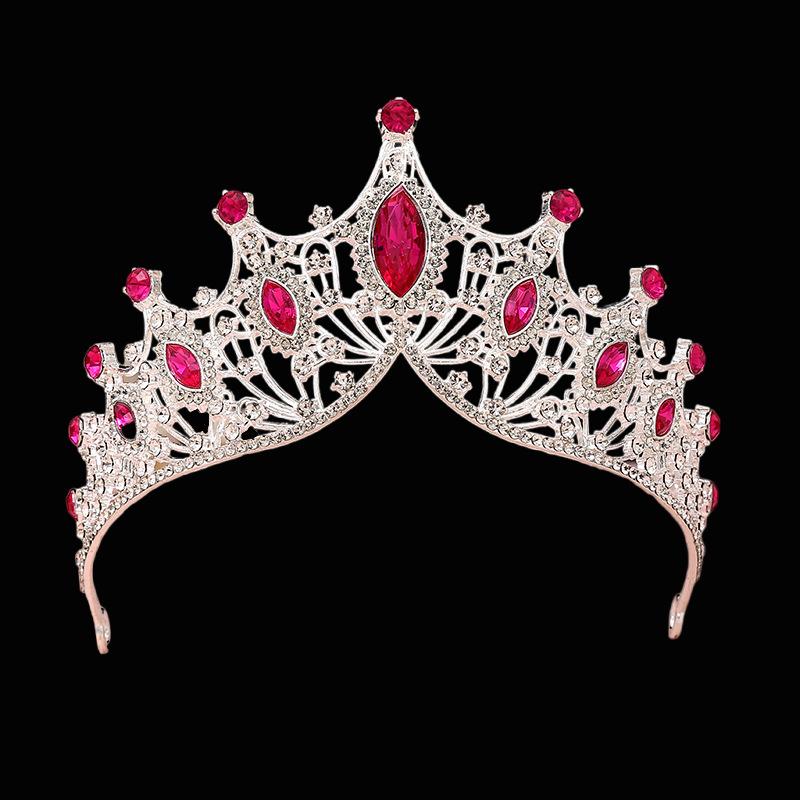 Bridal Crown Headband Headband Wedding Korean Style Birthday Adult Gift Crystal Crown Princess Dress Hair Accessory