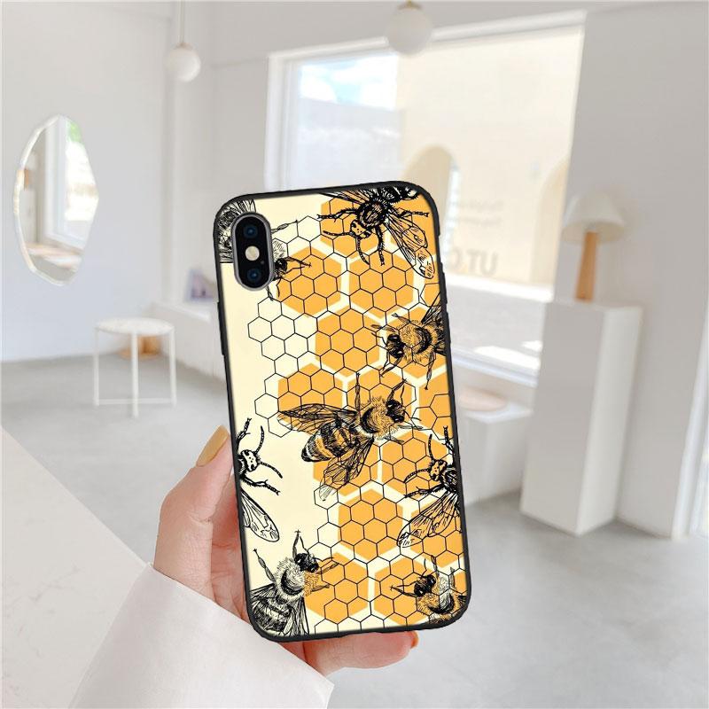 

QT8 Art Bees Cartoon New High-End Phone Case for Xiaomi Mi POCO C50 C51 C55 C65 X6 F6 F5 M6 9T A1 A2 A3 5X 6X Lite Pro Xiaomi Mi 9T Pro