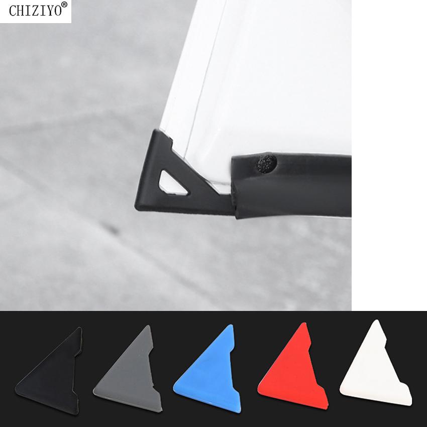 

2pcs Door Anti-Collision Cover Silicone Crash Protection Car Door Corner Cover Scratch Protector Auto Paint Care CHIZIYO чёрный