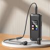 Dual-ear Bluetooth Earphones with Clip, Long-lasting Battery, Universal Compatibility, and Card Slot.