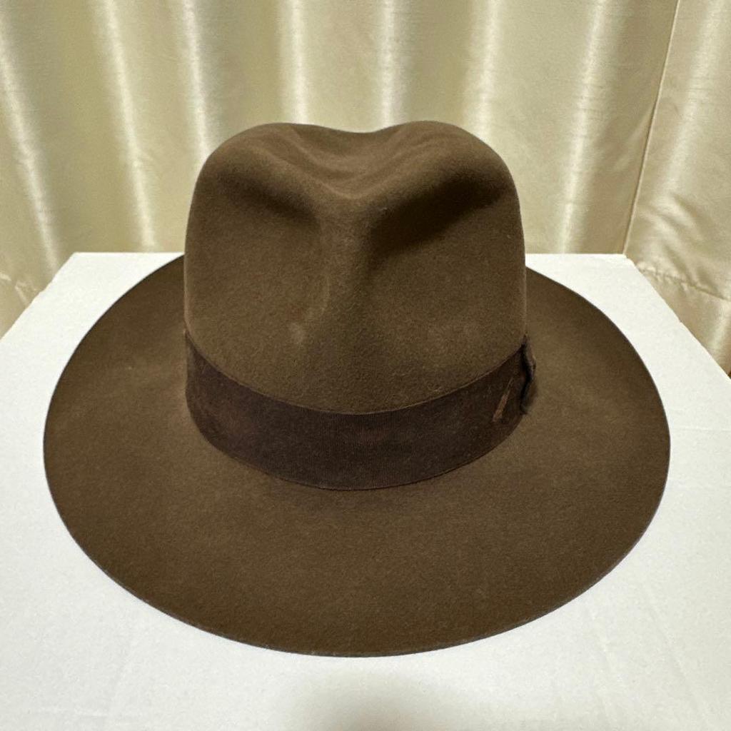 Used STETSON INDIANAJONES Authentic Fedora Size 58 Japan Limited