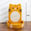 Sisal Cat Scratching Post Cute Cartoon Fish Vertical And Horizontal TwoWay Scratcher Bed Durable For Indoor Cats Kittens Home