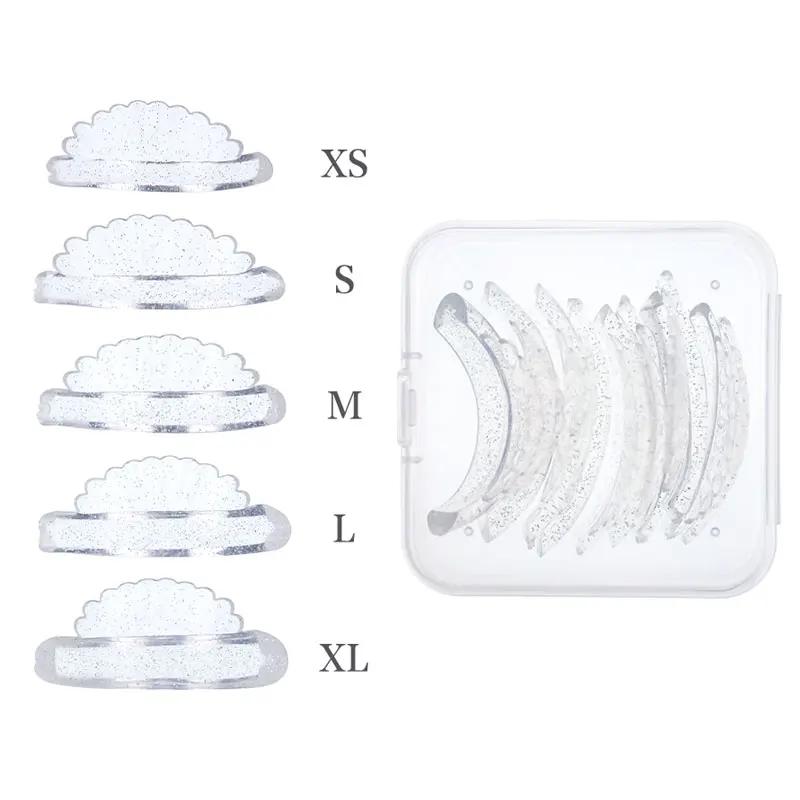 5Pairs Eyelash Perming Curler Lift Pads 3D Lashes Perm Rods Shell Silicone Lash Lifting Kit Makeup Beauty Tool