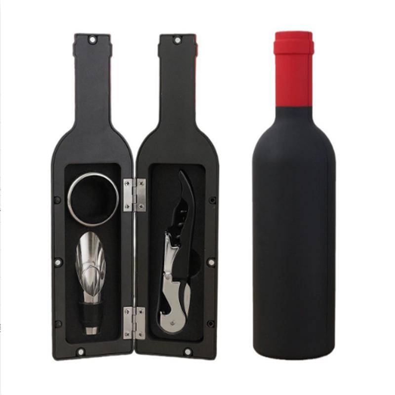 Wine Bottle Opener Creative 3 or 5 Piece Bottle Opening Kit Wine Accessories Set Corkscrew Set Gift Box for Wine Lovers