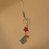 Handmade Fish Star Wind Chimes Keyring Stylish Beaded Pendant for Earphone Case Elegant Phone Charm Camera Accessories