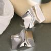 Geometric Irregular Mirror Earrings For Women, Exaggerated Creative Personality Trendy Earrings, High-End Temperament Versatile Accessories.