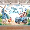 Party Backdrop Happy Birthday Birthday Photo Booth Background Wall Decor