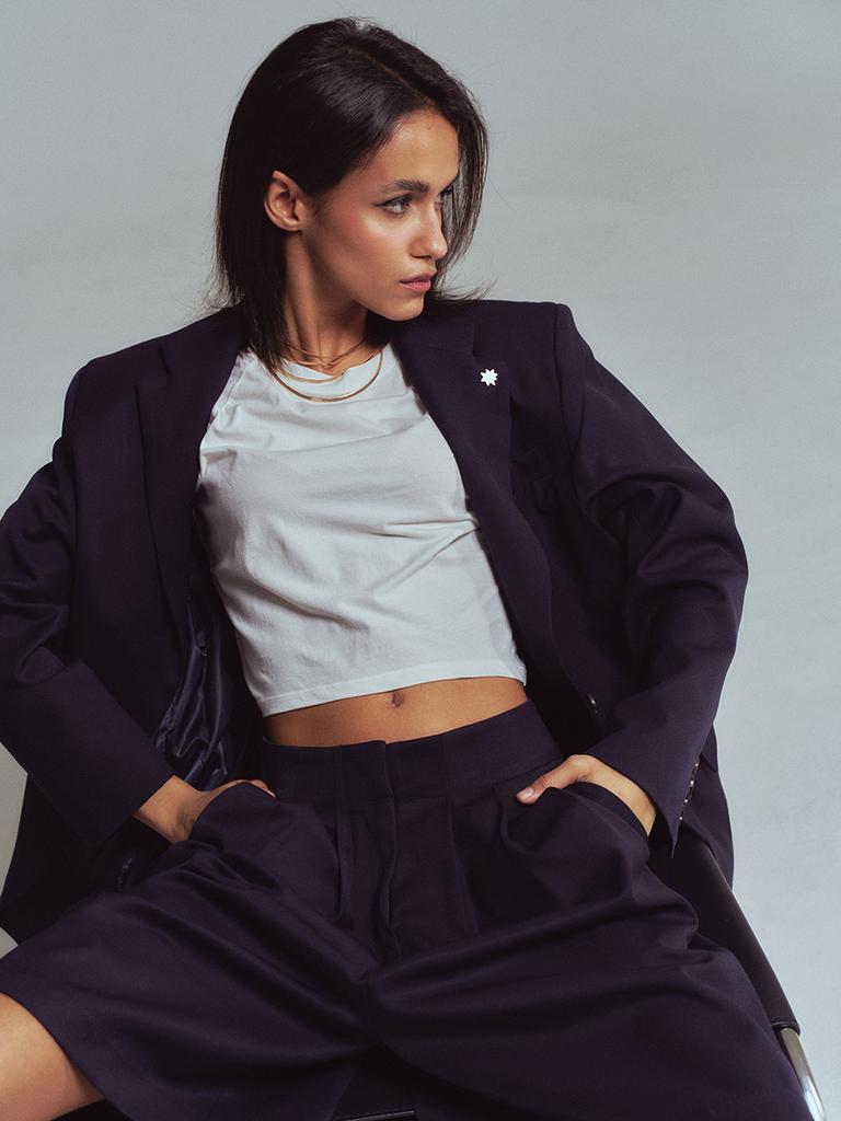 Erer Star Rivet Basic Jacket Navy