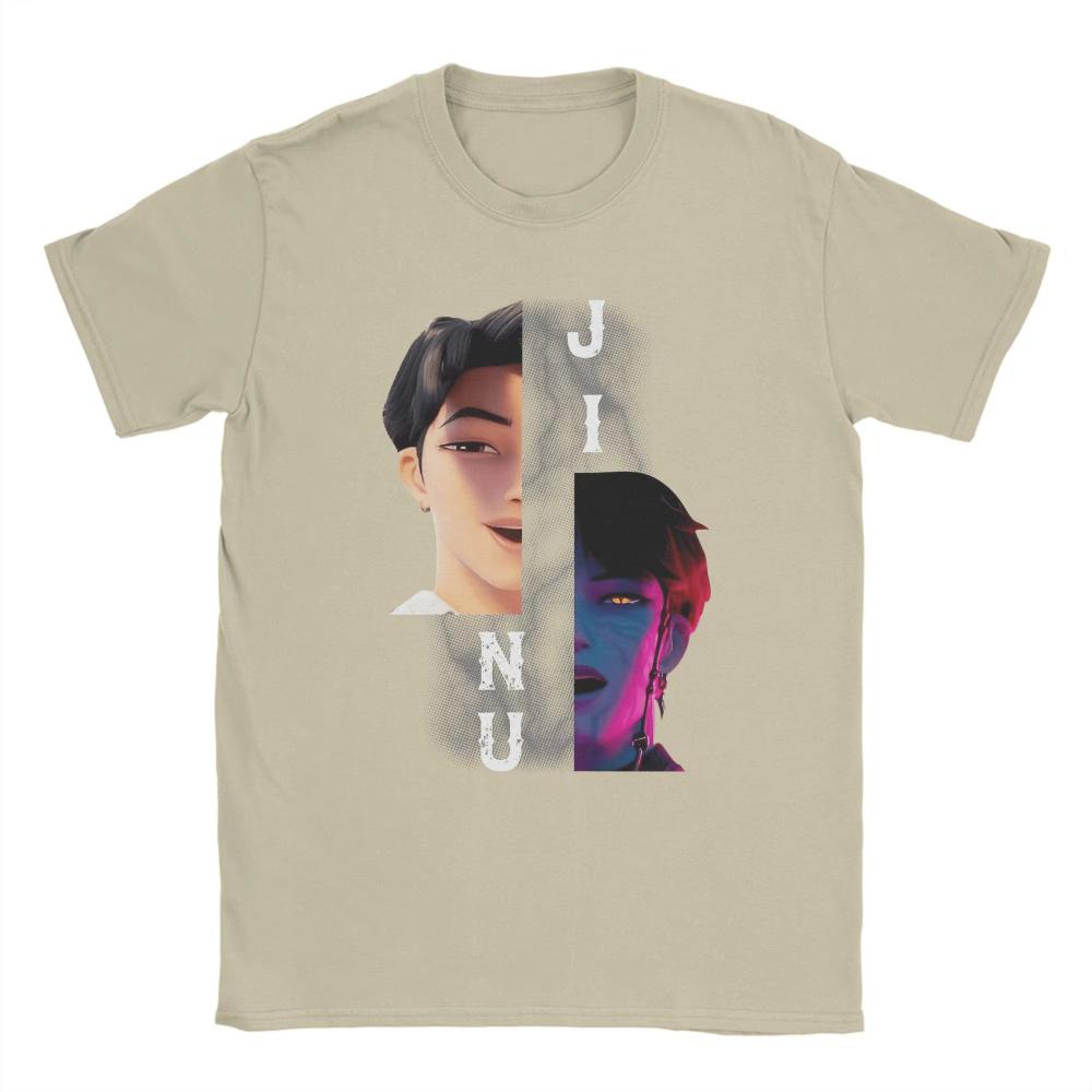 Mew Hot Sale Male T-Shirt Kpop Demon Hunters Saja Boys Novelty Cotton Tees Short Sleeve Men Women T Shirts Crew Neck Tops Unique