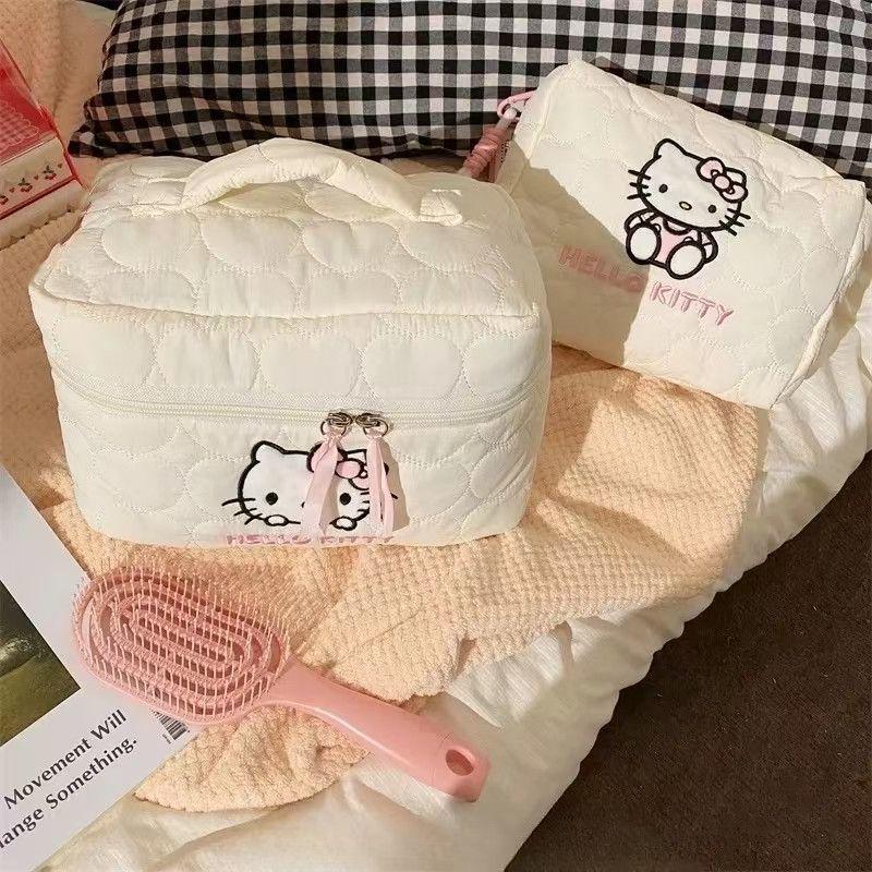 Bolsa de Higiene Pessoal e Maquiagem Estilo Japonês Grande Capacidade - Bonita e Portátil com Frete Grátis