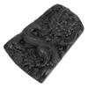 Jade Pendant HandMade Dark Jade Fashion Exquisite Dragon Necklace for Gift Collection Display