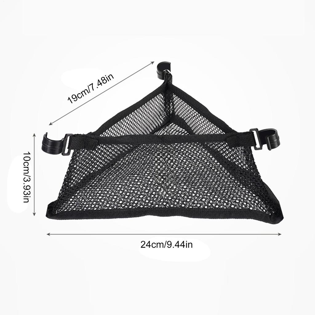 Under Table Storage Bag Easy to Store Triangular Mesh Bag Folding Table Bag for Camping BBQ Fishing Trips Fishing Outdoor