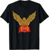 La mia NUOVA T-shirt EDIZIONE LIMITATA Aquila Legionaria Romana SPQR con Bandiera