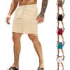 Men's Corduroy Multi Pocket Cargo Shorts Elastic Waistband Drawstring Casual Outdoor Work Shorts