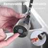 304 Stainless Steel Pull Down Kitchen Faucet Spray Head With 9 Connectors Shower Spray Head Bathroom Basin Sink Tap Replacement