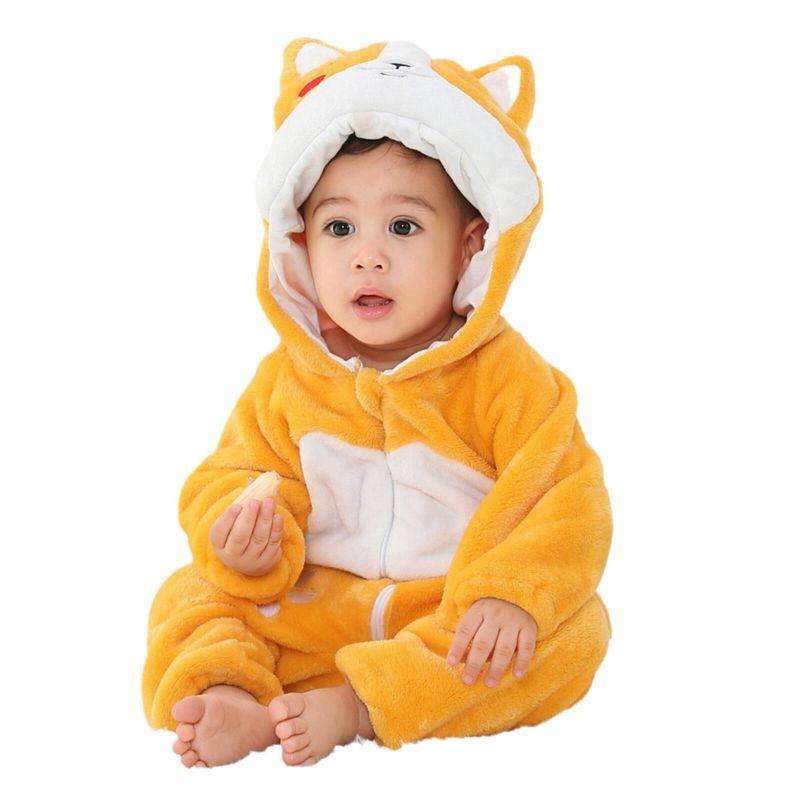 Newborn Baby Child Animal Jumpsuit Performance Wear Baby Cute Crawling Suit Baby Flannel Pajamas Costumes