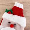 Santa Clause Wine Bottle Decorative Case Cloth Wine Bottle Accessories  Table