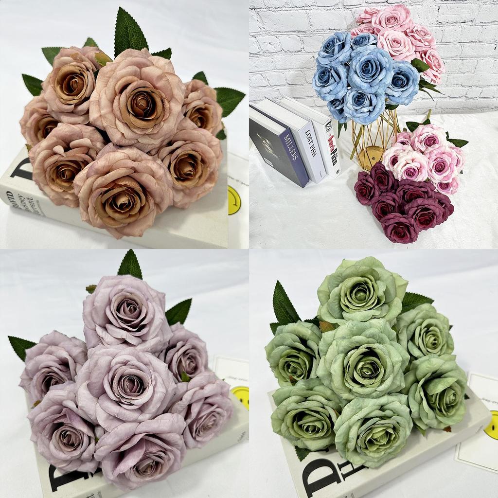 Fake Rose Wedding Decor Artificial Flowers For Home And Event Arrangements