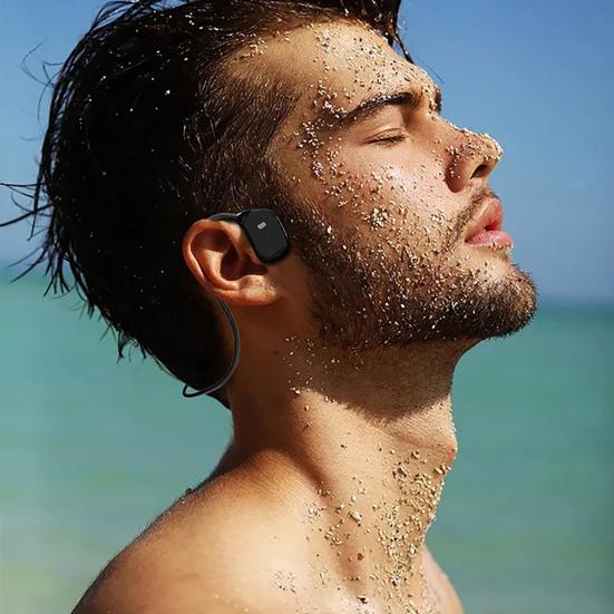 Bone Conduction Earphone Stereo Surround Wireless Not In-ear Bluetooth-compatible Headset MP3 Player