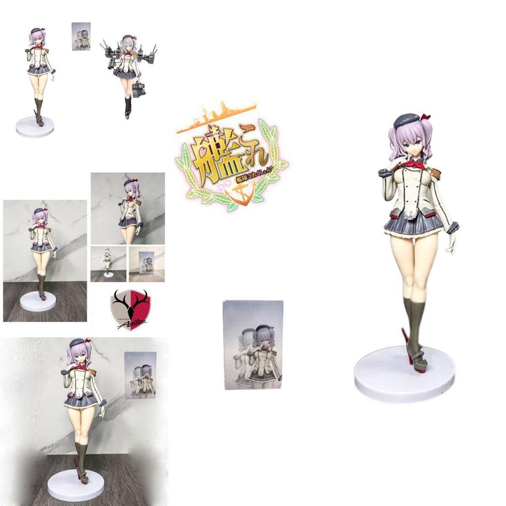 18cm Pvc Model Figure Beautiful Girl Kanmusume Kashima Standing Pose Anime Collectible Wholesale