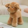 Hot New 25cm High Quality Lifelike Pet Dog Plush Toys Stuffed Handmade Schnauzer Husky Golden Retriever Doll Soft Hugging Puppy