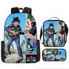 UK Virtual Band Gorillaz Kids' Cartoon Backpack - Dual Use Shoulder/Crossbody Bag