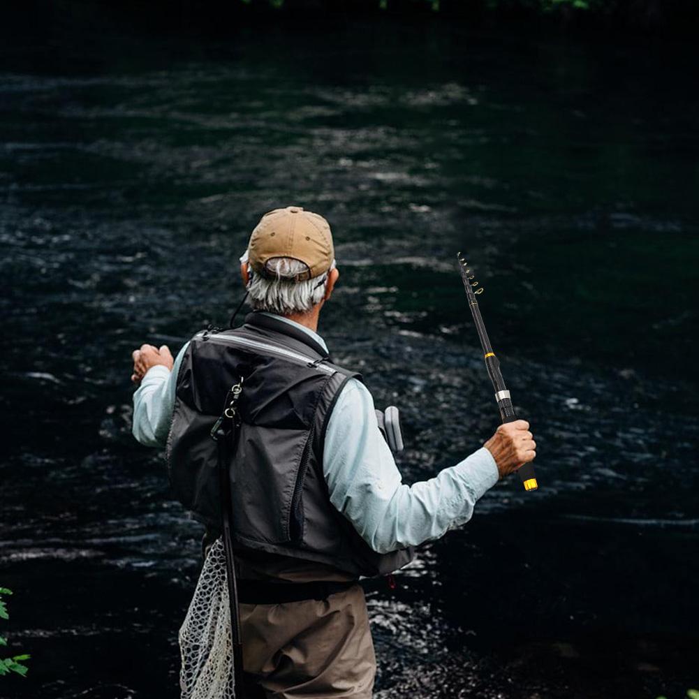 Carbon Fiber Fishing Rod Telescopic Carp Fishing Rod Travel Rod Fishing Accessories for Carp Fishing