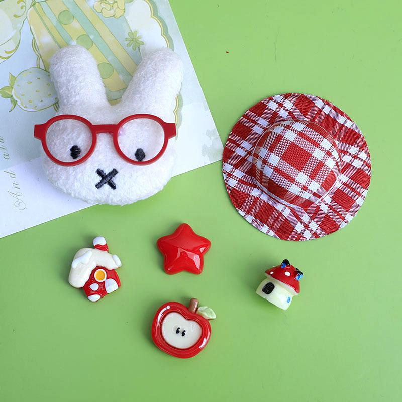 Xiaohongshu-Style Shoe and Hair Accessories: Hole Shoes Decorations, Hair Clips, Ties, Refrigerator Magnets