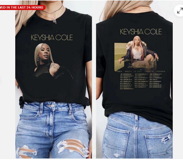 

HOT!!! Tour 2025 Keyshia Cole Shirt, Keyshia Cole Fan Gift 3XL