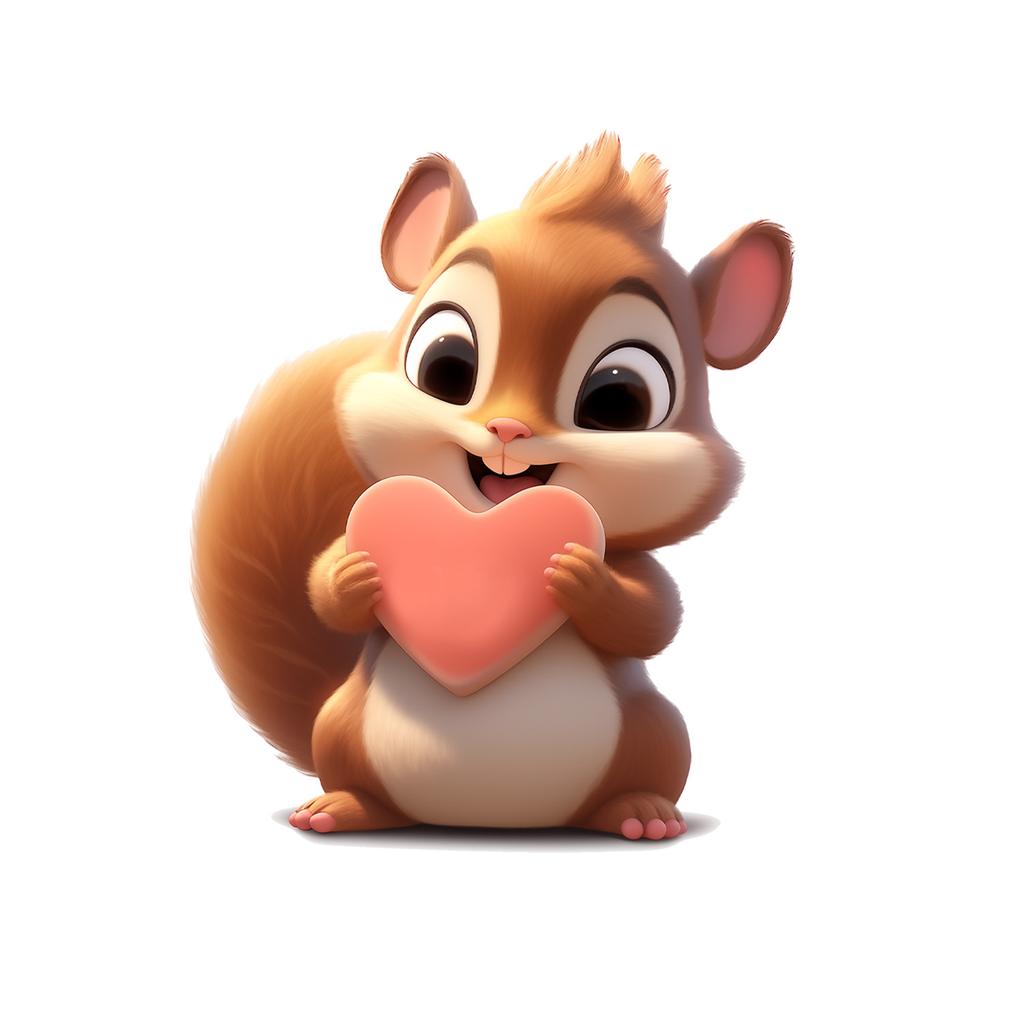 Cute Cartoon Squirrel Static Cling Window Stickers No Glue for Living Room Bedroom Home Decor Removable Reusable