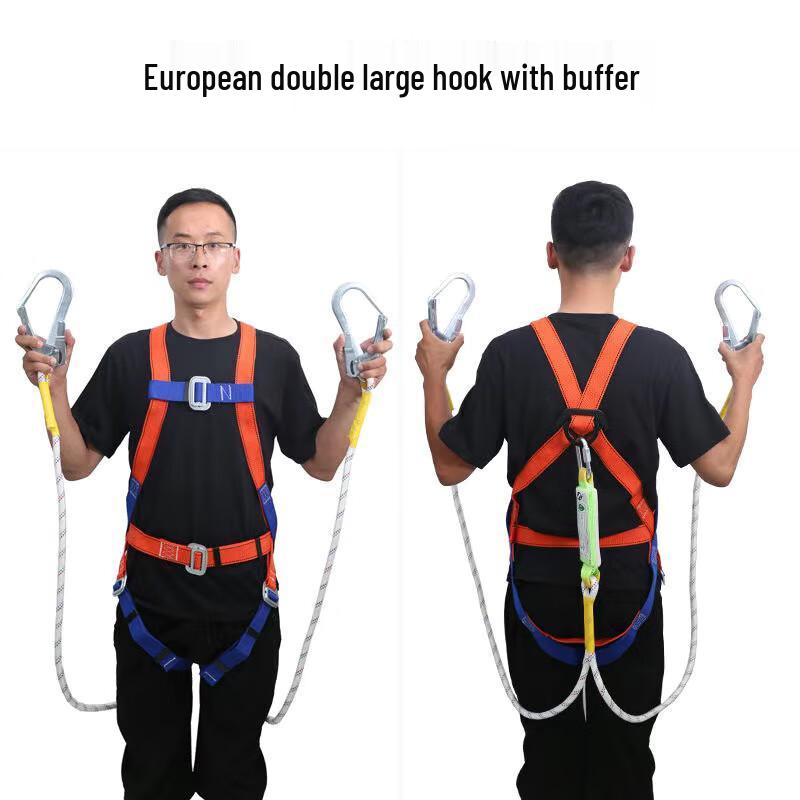Shixun Climbing Double Hook Safety Lanyard