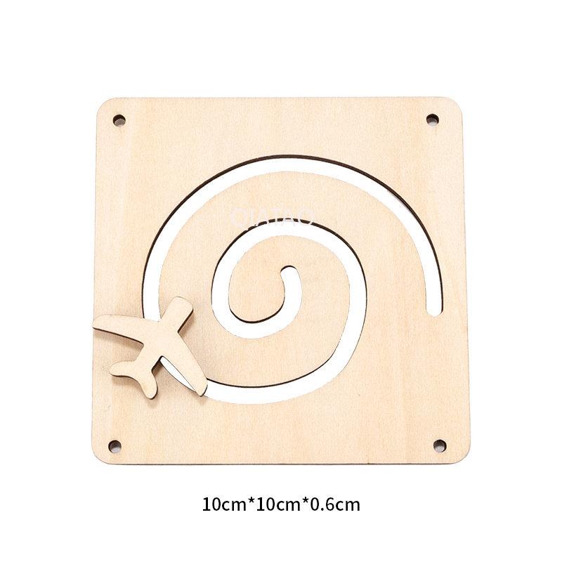 Baby DIY Montessori Activity Busy Board Parts Latch Toy Wooden Puzzle Accessories Material Early EducationToy for Children Gifts
