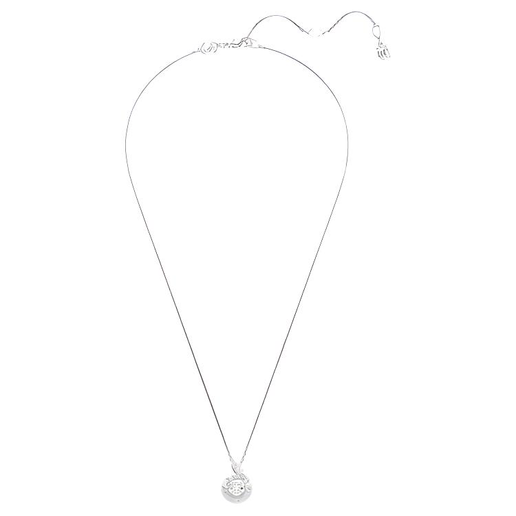 Swarovski Snake Pendant With Cubic Zirconia Women necklace Silver 5698890
