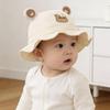 New Cartoon Bear Fisherman Hat: Korean Style Cute Sun Protection Bucket Hat for 1-Year-Old Boys and Girls