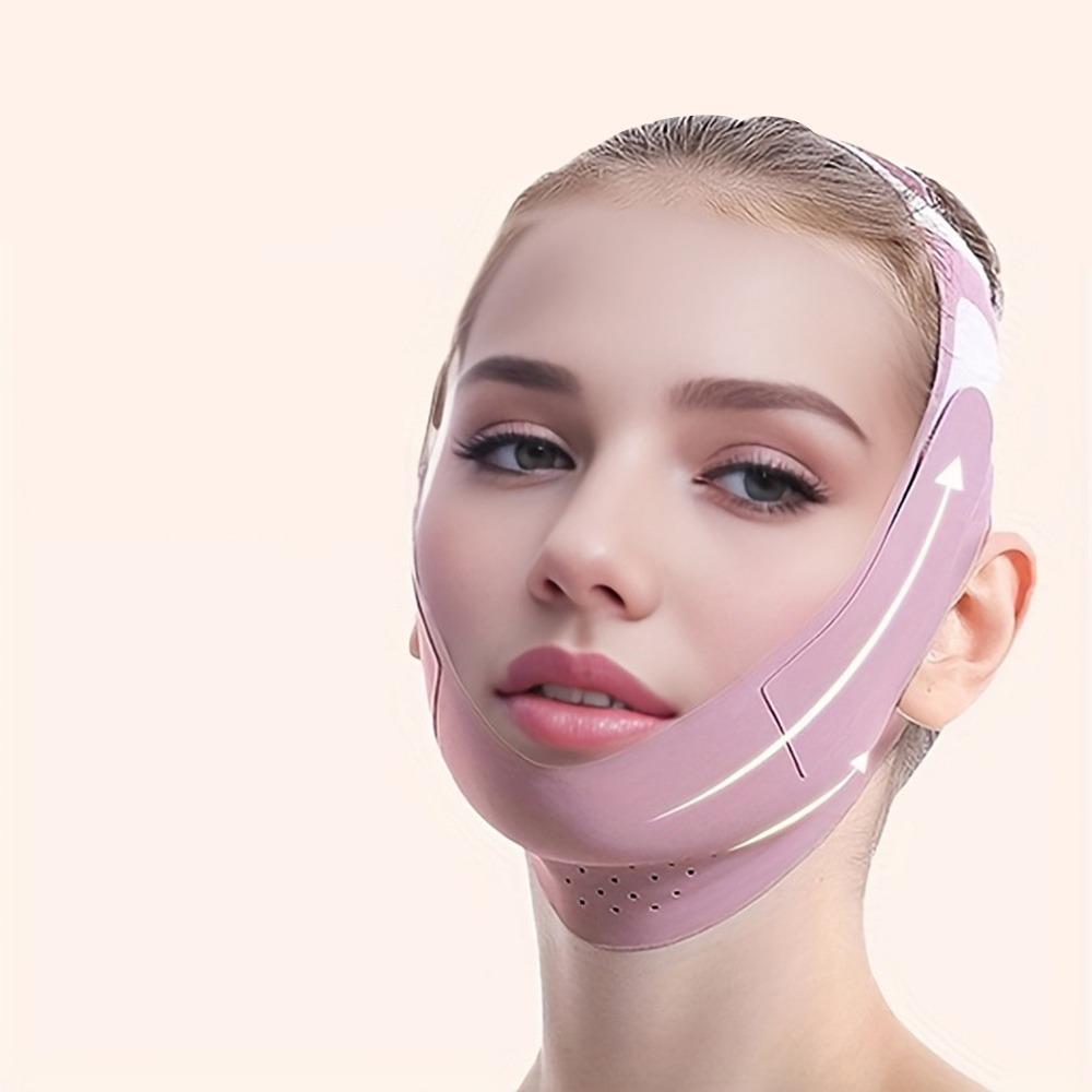 Breathable Face Lifting Belt Adjustable Face Lift Band Portable Chin Up Mask  Skin Care