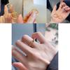 Gold Copper Fashionable Plated Open Adjustable Rings For Women Elegant Design