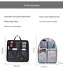 Wasserdichte Oxford-Stoff-Doppelschultertasche Organizer