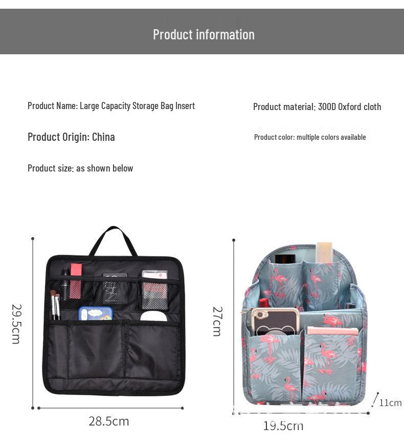Wasserdichte Oxford-Stoff-Doppelschultertasche Organizer