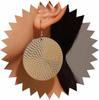 Boho Texture Disc Earrings Gold Disc Coin Earrings Vintage Disc Drop Earrings Hammered Round Circle Dangle Earrings Jewelry for Women