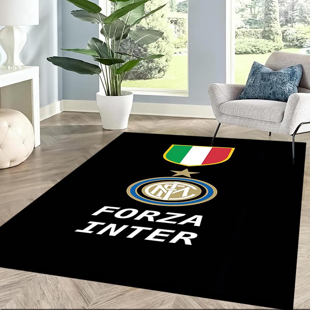 Inter Milan Floor Rug Office Rug Design For Game Room Balcony Hallway Foyer Antislip Rug Office Home Decor Birthdaychristmas Gift