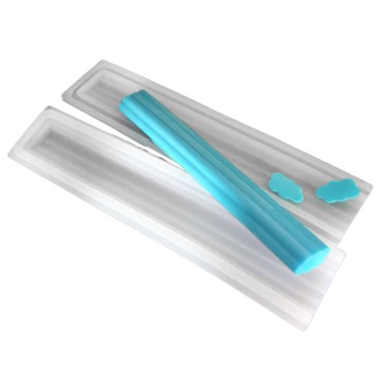 Dolphin Round Heart Mold Shape Silicone Soap Tube Pipe Handmade Cake Baking Tool