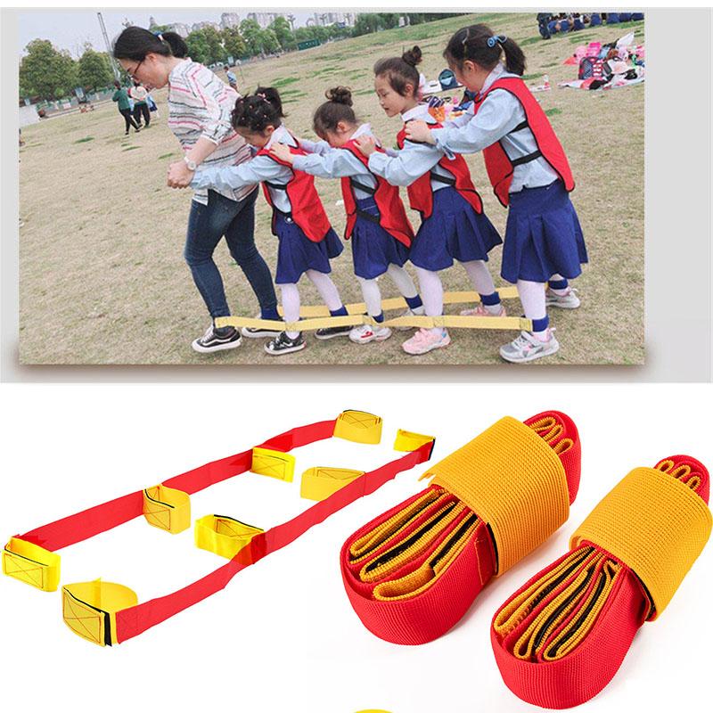 Outdoor-Sportspielzeug Riesenschrittspiele Kindertrainingsausrüstung Erwachsenen-Teamkooperation Lustige Spiele Treffen Interaktives Spielzeug