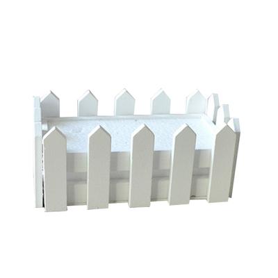 A-Level Wooden Fence Vase With Foam For Artificial Flower Vase Home Decor