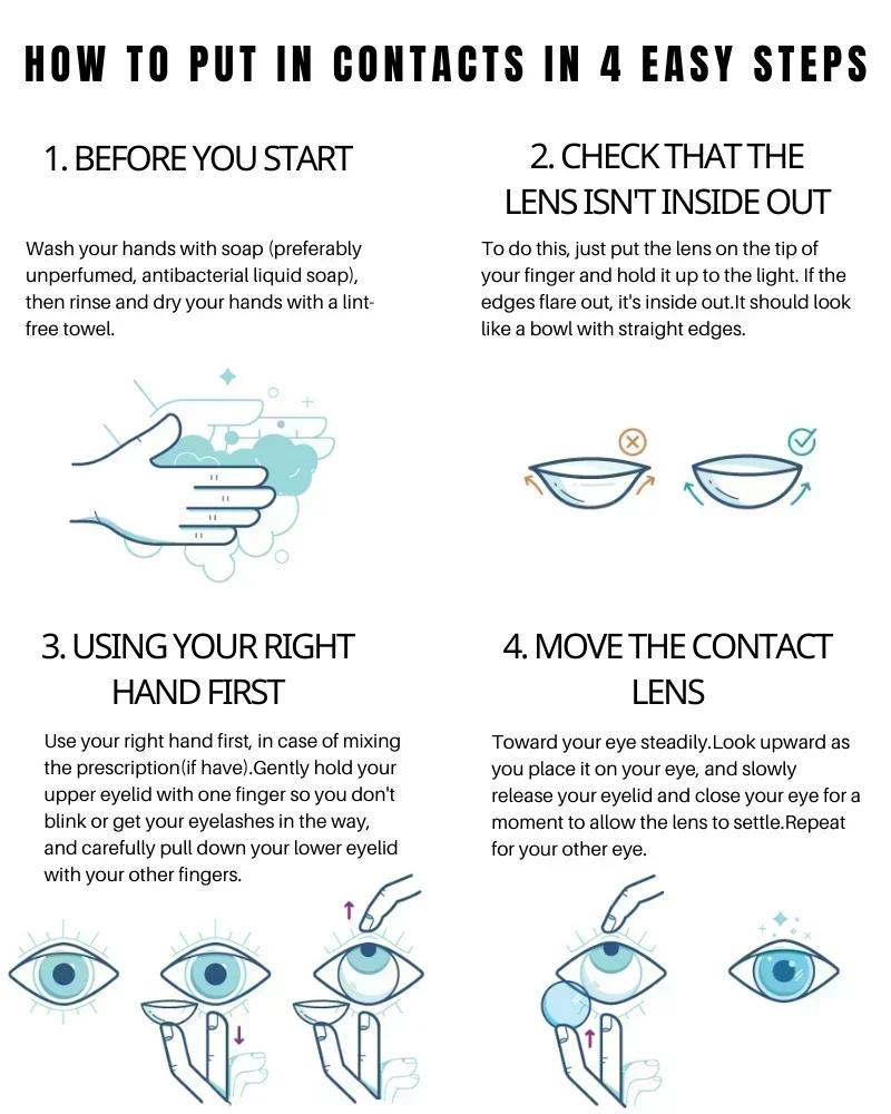FUNSACHY 2Pcs Colored Contacts Lenses Beauty Fashion Health Soft Natural Contacts Lens Eye Color Makeup Yearly Cosmetics Pupils