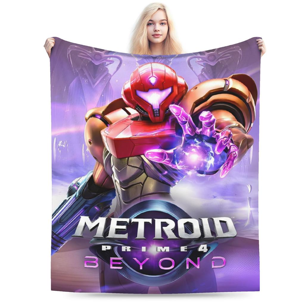 Metroids hero game Blanket Ultra-Soft Fleece Cozy Gifts  Throw Blankets Rug Piece