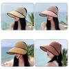 For Summer Outdoor Breathable Sunshade Hat With Face Covering Lightweight Large Brim Sun Protection Hat Open Top Design Hat