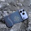 Pinkson Magnetic Kevlar Aramid Carbon Fiber Textured Full Protection Frosted Hard Case for Apple IPhone 17 Pro Max, Simple Business Light Style for Me